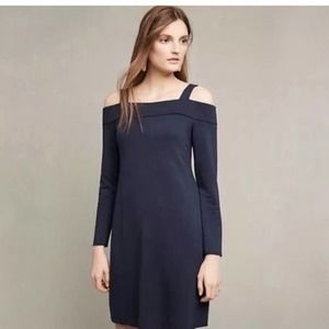 NWT Anthropologie Bailey 44 Cold Shoulder Long Sleeve Knit Dress Size Small